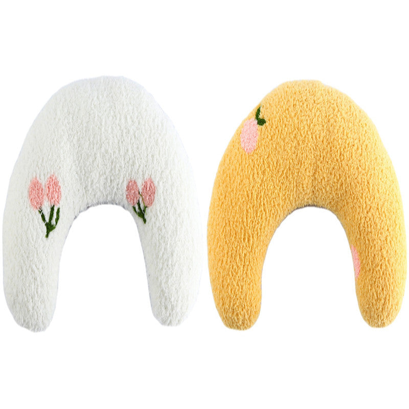 Cozy U-Shaped Pet Pillow – Neck Support for Cats & Small Dogs - The Pawsome Life