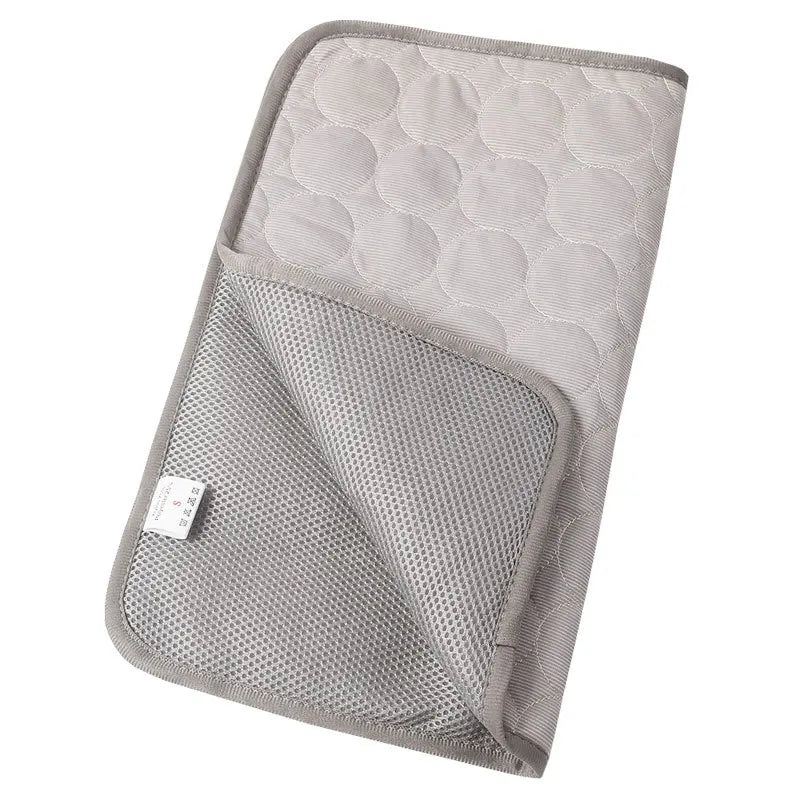 Pet Cooling Mat – Ice Silk Summer Bed for Dogs & Cats - The Pawsome Life